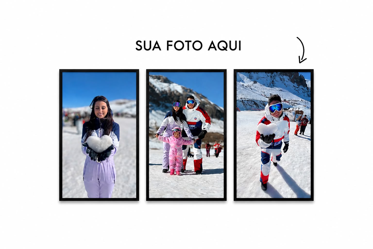 QUADRO PERSONALIZADO (trio) — quadro decorativo