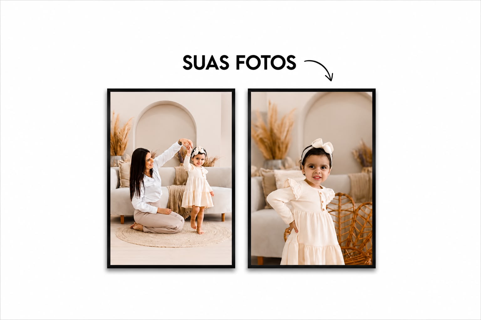 QUADRO PERSONALIZADO (dupla) — quadro decorativo