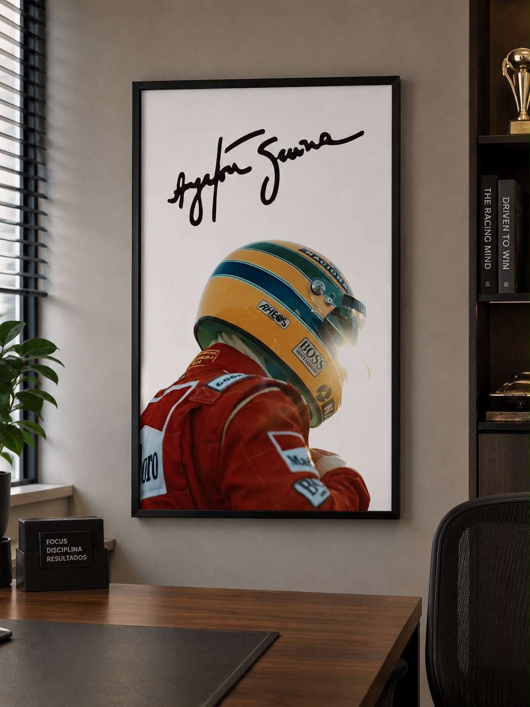AYRTON SENNA - A GLÓRIA ETERNA — quadro decorativo