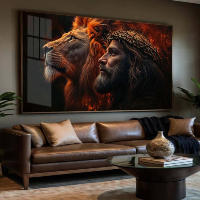 A GLÓRIA DO REI — quadro decorativo