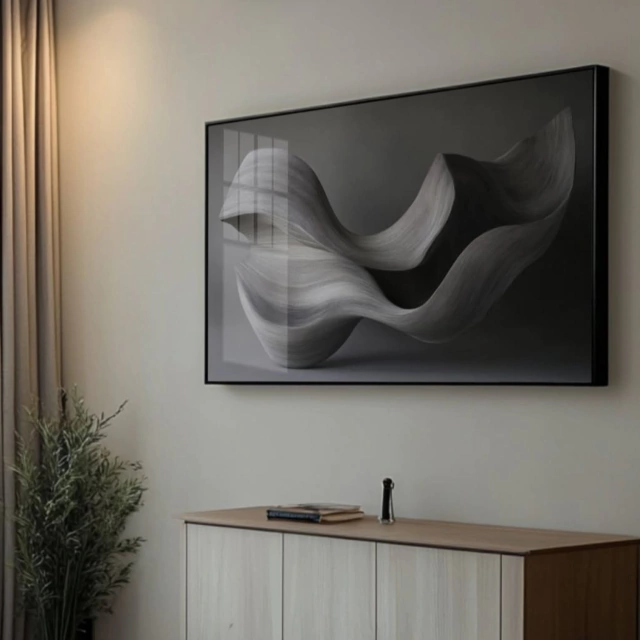 ABSTRATO BLACK ESSENCE — quadro decorativo