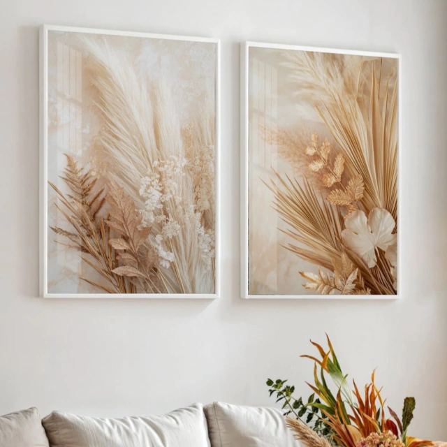 ABSTRATO DUPLA DA NATUREZA — quadro decorativo