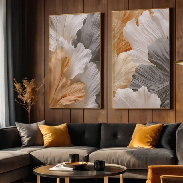 ABSTRATO ESSENCIA VIBRANTE — quadro decorativo