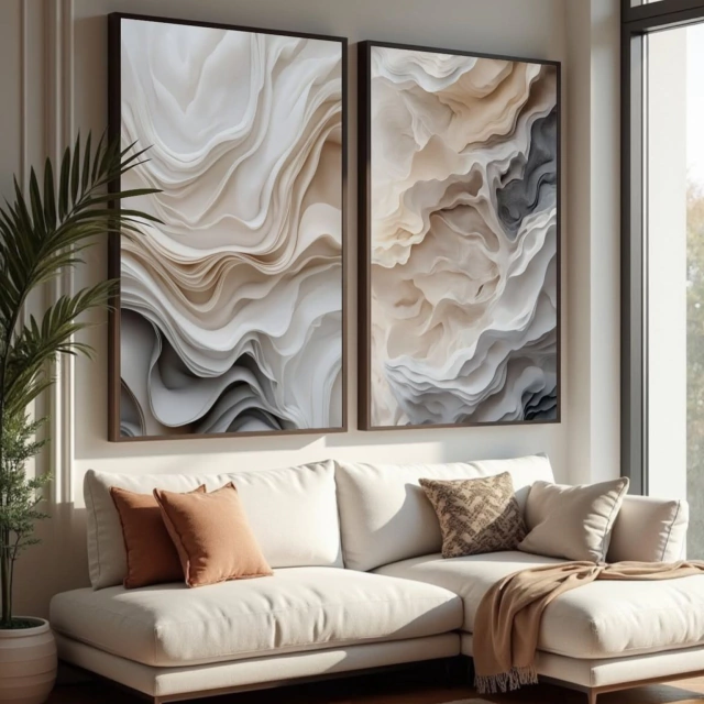 ABSTRATO EXPRESSÃO DA ALMA — quadro decorativo