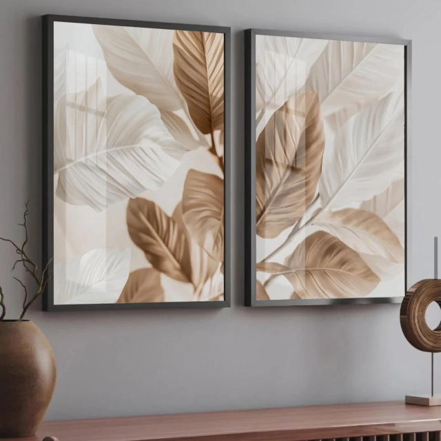 ABSTRATO LINHAS DA NATUREZA — quadro decorativo