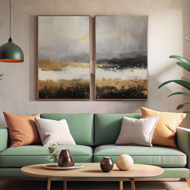 ABSTRATO PRISMA DA NOITE — quadro decorativo