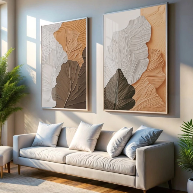 ABSTRATO PRISMA DA PINTURA — quadro decorativo