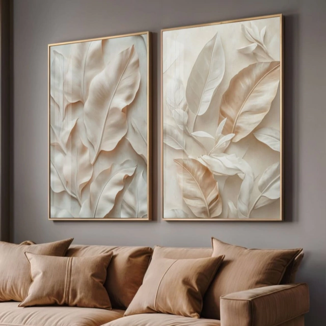 ABSTRATO TRAÇO DE LEVEZA — quadro decorativo