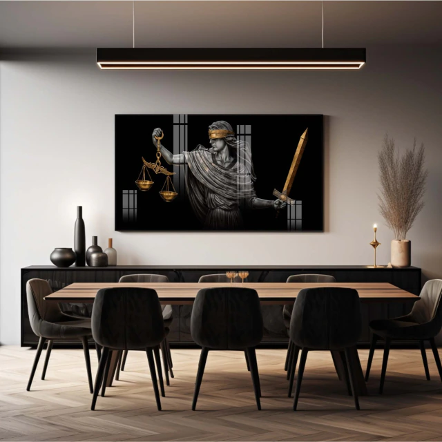 JUSTIÇA SUPREMA — quadro decorativo