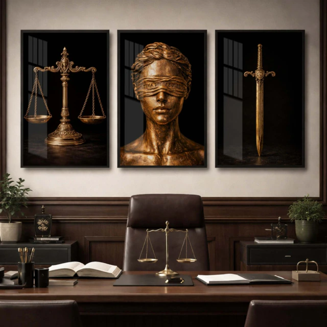 O PESO DA VERDADE — quadro decorativo
