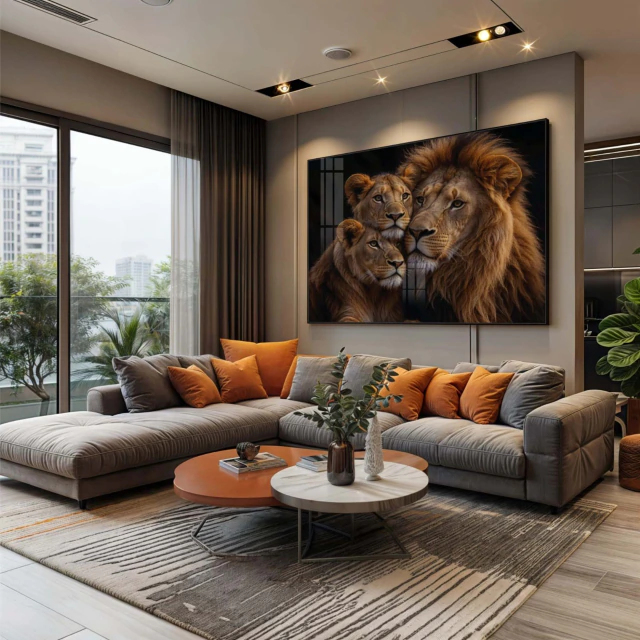 O REINO DA FAMILIA — quadro decorativo