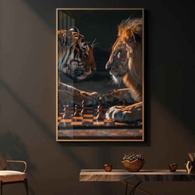 QUADRO A BATALHA DE GIGANTES — quadro decorativo