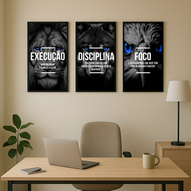 QUADRO - A CHAVE DA CONQUISTA — quadro decorativo