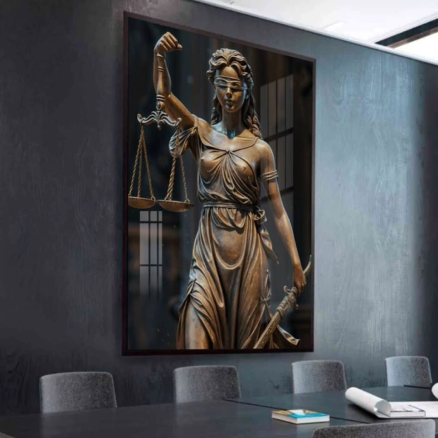 QUADRO A GUARDIÃ DA JUSTIÇA — quadro decorativo
