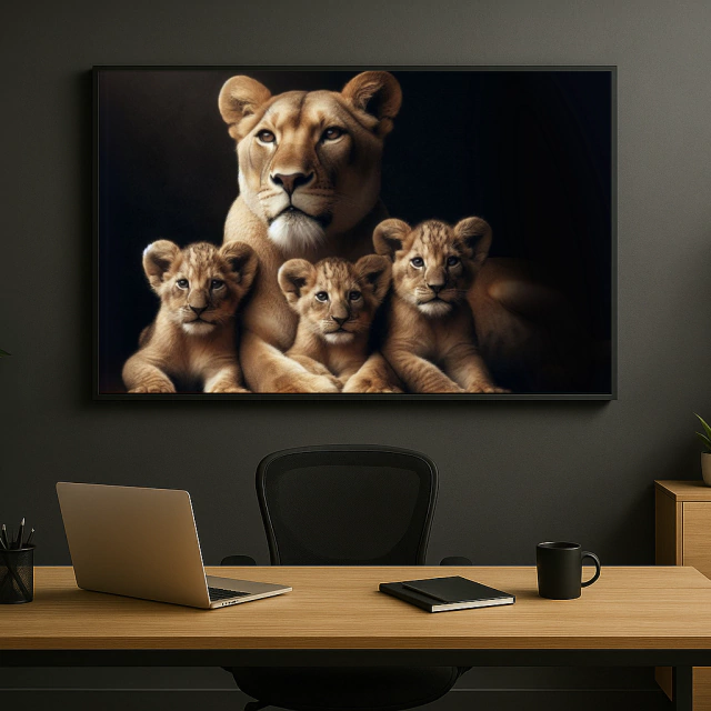 QUADRO A PROTEÇÃO REAL — quadro decorativo