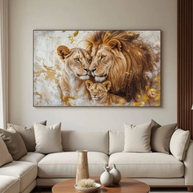 QUADRO ALMA DE LEÃO — quadro decorativo