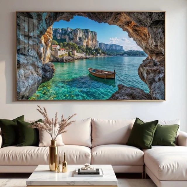 QUADRO CORAÇÃO DO MAR — quadro decorativo