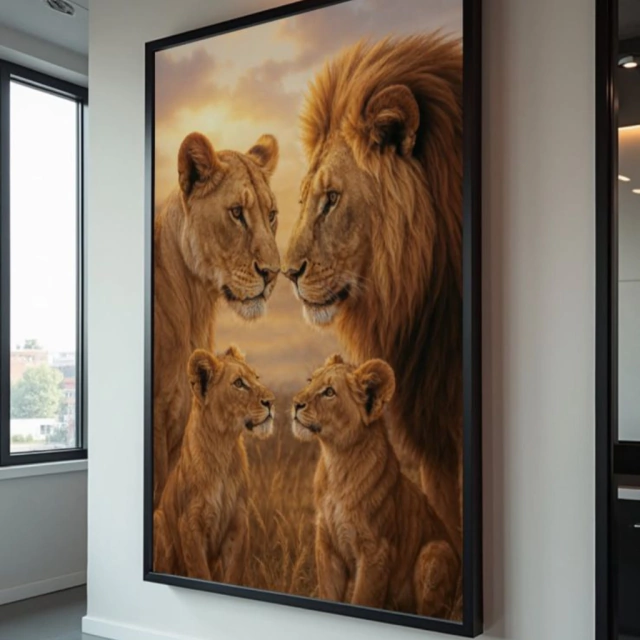 QUADRO LEGADO DO LEÃO — quadro decorativo