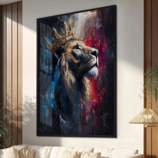 QUADRO MAJESTADE ABSTRATA — quadro decorativo