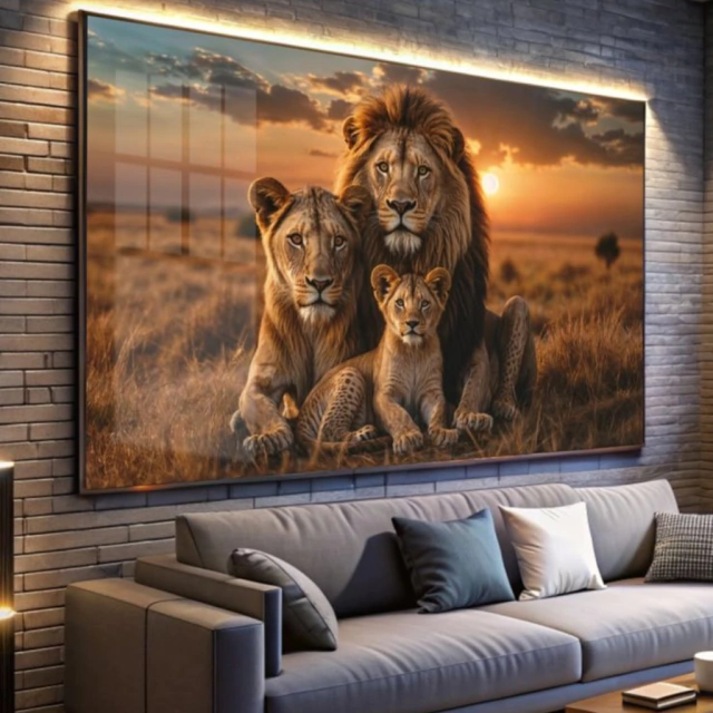 QUADRO MAJESTADE EM FAMILIA — quadro decorativo