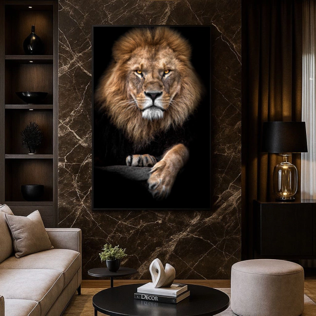 QUADRO MAJESTADE REAL — quadro decorativo