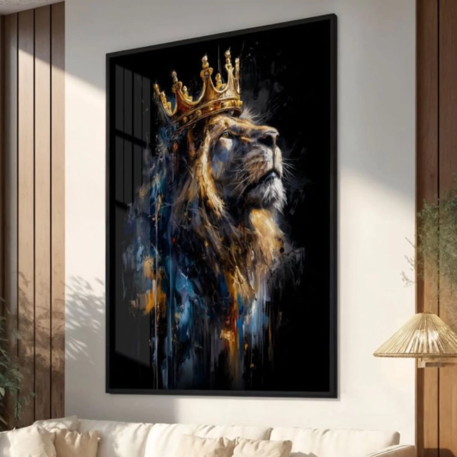 QUADRO MAJESTADE VIBRANTE — quadro decorativo