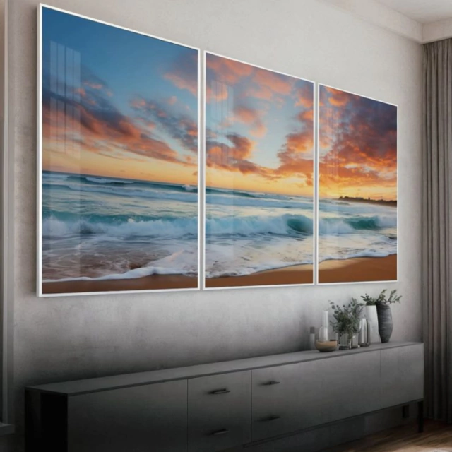 QUADRO NATUREZA EM TRÊS — quadro decorativo
