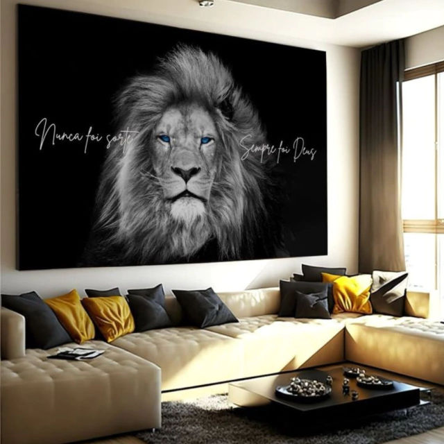 QUADRO - NUNCA FOI SORTE, SEMPRE FOI DEUS — quadro decorativo