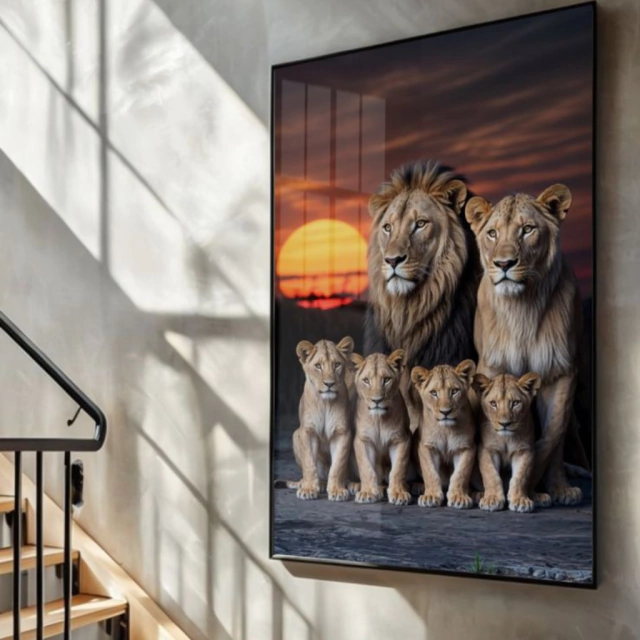 QUADRO O CORAÇÃO DA SAVANA — quadro decorativo