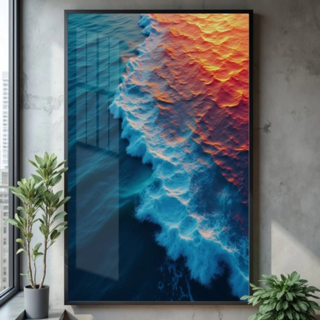 QUADRO O FLUXO DA NATUREZA — quadro decorativo