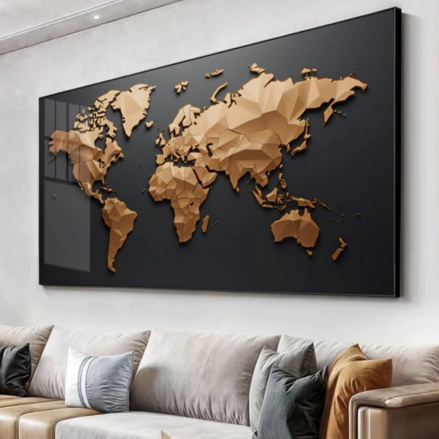 QUADRO O GRANDE MAPA — quadro decorativo
