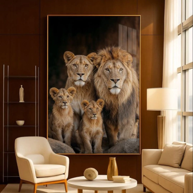 QUADRO O GUARDIÃO E OS HERDEIROS — quadro decorativo