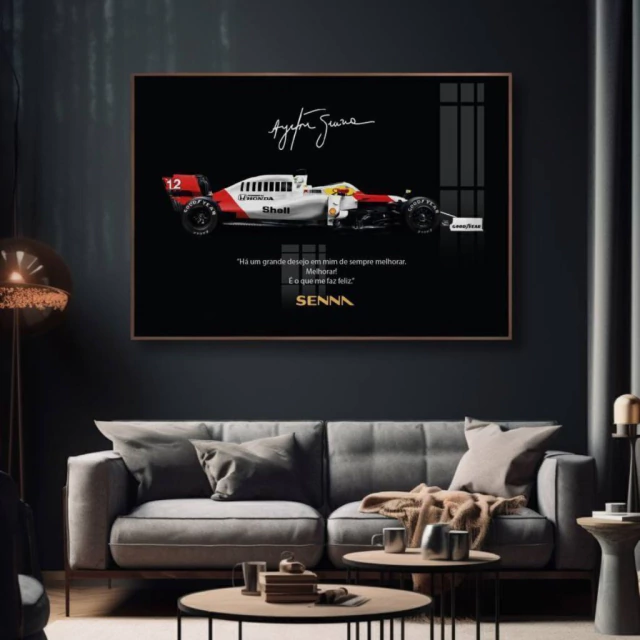 QUADRO O MITO DA FÓRMULA 1 — quadro decorativo