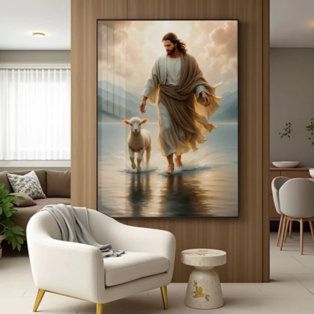 QUADRO O PASTOR E A OVELHA — quadro decorativo