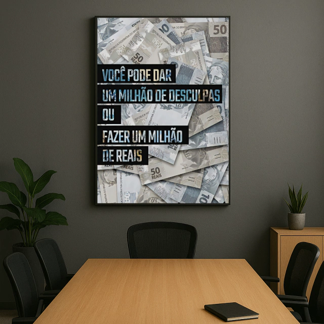 QUADRO O PESO DA DECISÃO — quadro decorativo