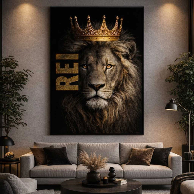 QUADRO O REI — quadro decorativo
