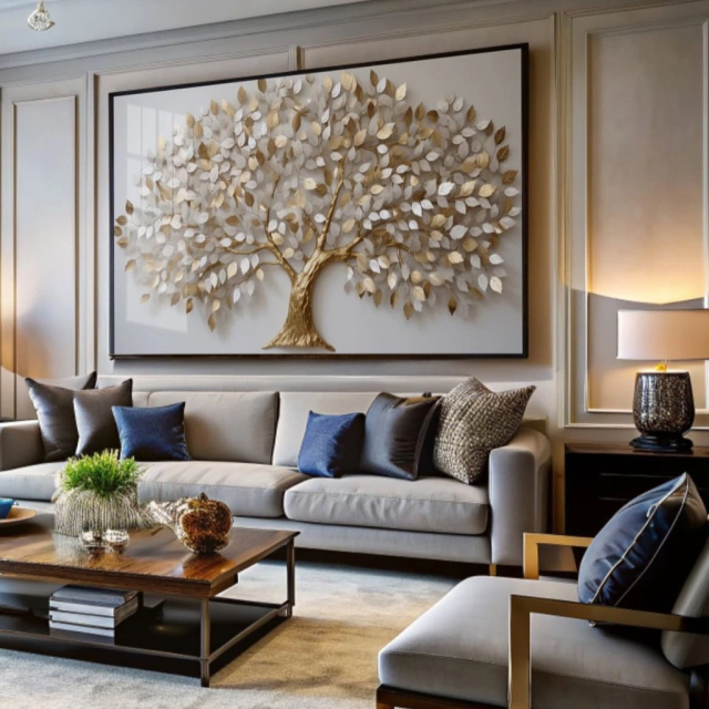QUADRO RAÍZES E LUZ — quadro decorativo