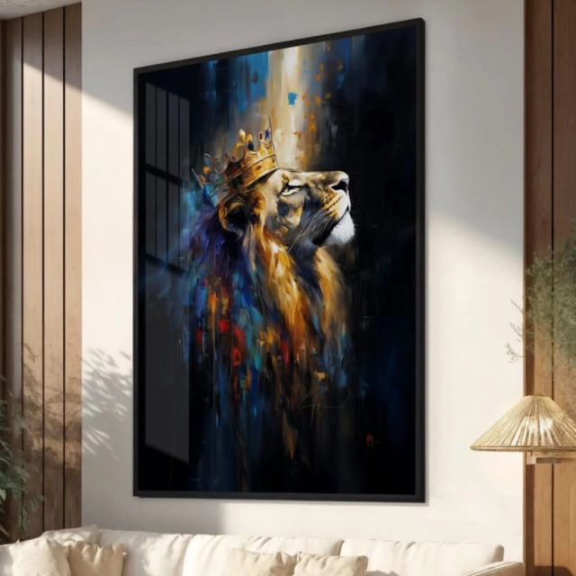 QUADRO REALEZA EM CORES — quadro decorativo