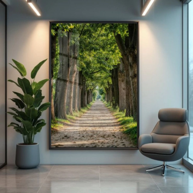QUADRO REFUGIO VERDE — quadro decorativo