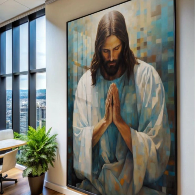 QUADRO SILENCIO SAGRADO — quadro decorativo