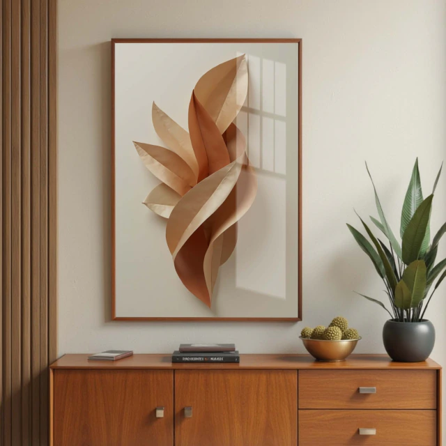 SERENIDADE EM FORMAS — quadro decorativo