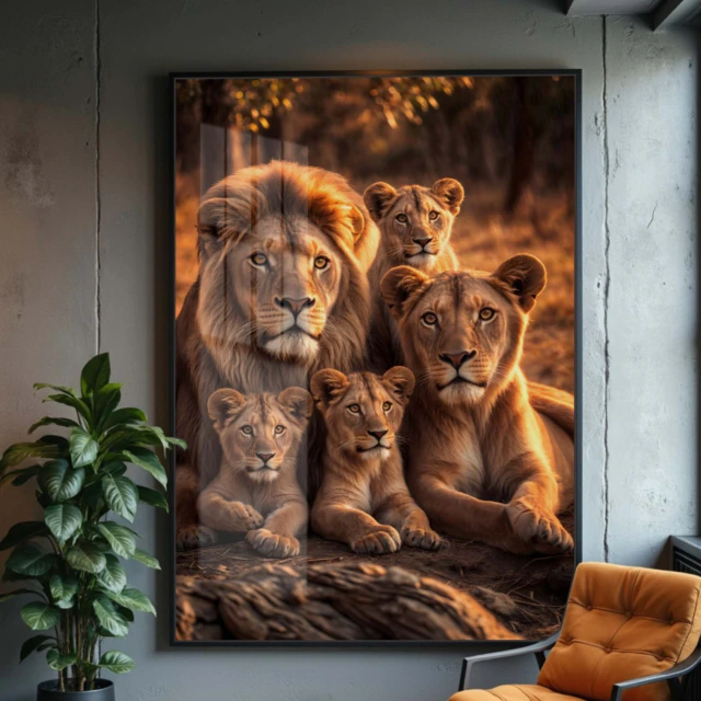 SOB A PROTEÇÃO DO REI — quadro decorativo